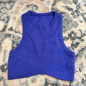 Womens royal blue tank top